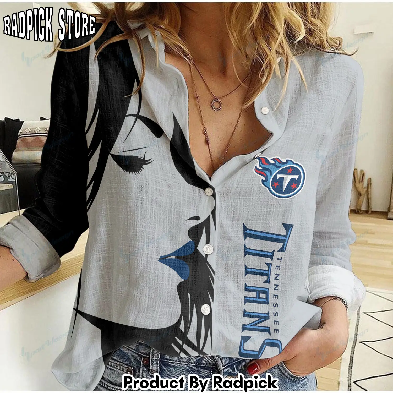 Radpick tennessee titans woman shirt rp66270